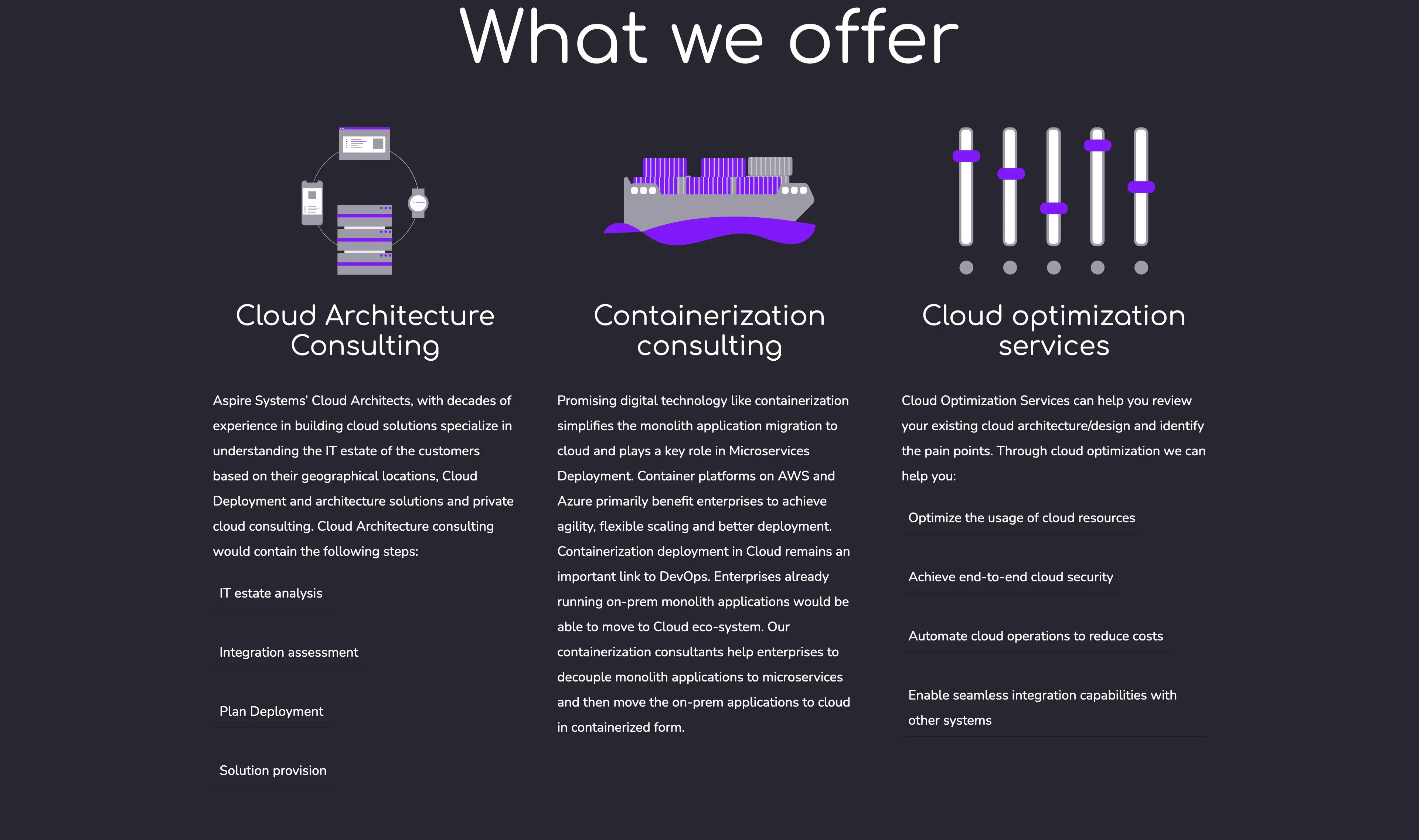 Netero services section